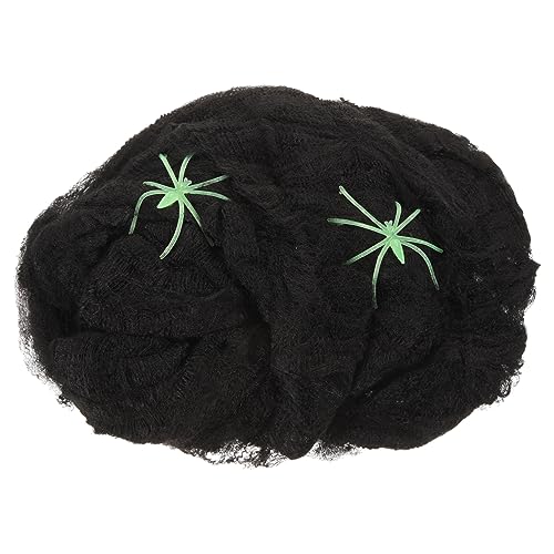 JOINPAYA 1 Set Rasendekor Halloween Dekoration Halloween Party Spinnweben Spinnennetz Halloween Spinnennetz Halloween Netz Und Spinnen Halloween Lichter Spinnennetze Schwarzer von JOINPAYA