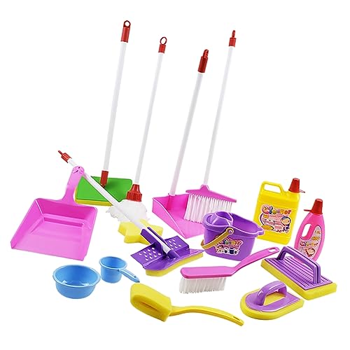 JOINPAYA Kleinkind-reinigungsset So Tun Als Ob Es Für Mädchen Jungen Und Mädchen Reinigungsgeräte-Spielzeug Wäre 1 Set Spielhaus-kit von JOINPAYA