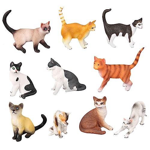 JOINPAYA 1 Set Simulationskatzenmodell Kinderdekor Plüsch Miniaturkätzchen Für Modelle Figuren Katzenfigur Realistisches Katzensimulation Katzenfigur Katzenfiguren Spielset Gefälschte von JOINPAYA