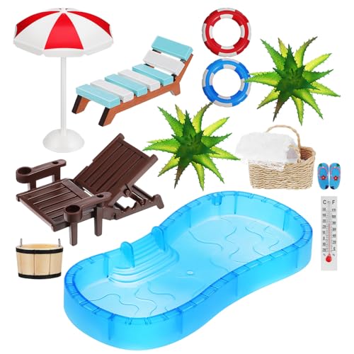 JOINPAYA 1 Set Strand-Mikrolandschaft: Mini-Stranddekorationen Strand Deko Miniatur Set Mini Klein Liegestuhl Deko Strandkorb Hausschuhe Eimer Badetuch Zubehör für DIY Garten JOINPAYA 1 Set Strand-Mikrolandschaft: Mini-Stranddekorationen Strand Deko Miniatur Set Mini Klein Liegestuhl Deko Strandkorb Hausschuhe Eimer Badetuch Zubehör für DIY Garten von JOINPAYA