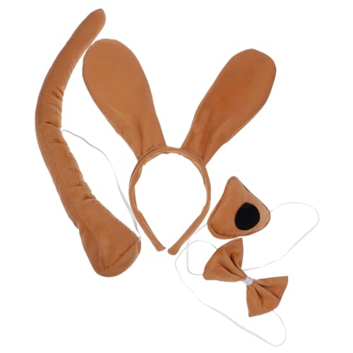 JOINPAYA 1satz Kostümset Für Junge Mädchen Tierkostüm Hund Mit Haarreif Und Fliege Für Fasching Halloween Und Kostümpartys Aus Weichen Materialien Detailverliebt Und Vielseitig von JOINPAYA