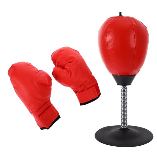 JOINPAYA 1 Set Tisch Boxball Reaktionskraft Training Ball Mit Handschuhen Und Aufblaser Vertikaler Boxball Für Und Erwachsene Roter Tischboxball Für Fitness Und Training JOINPAYA 1 Set Tisch Boxball Reaktionskraft Training Ball Mit Handschuhen Und Aufblaser Vertikaler Boxball Für Und Erwachsene Roter Tischboxball Für Fitness Und Training von JOINPAYA