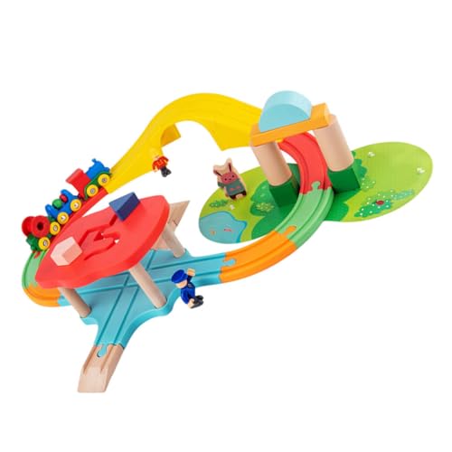 JOINPAYA Eisenbahnschienen Für Kinder Mini-trägheitseisenbahn-spielzeugschienen-Set Lernspielzeug Für Kinder Kleinkinderspielzeug Mädchenspielzeug Kreativspielzeug-Set von JOINPAYA