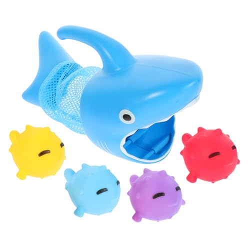JOINPAYA 1 Set Badespielzeug – Hai- Und Fischfangspiel Badespielzeug Für Kinder Wasser Badespielzeugset Früherziehungsspielzeug Jungen Und Mädchen von JOINPAYA