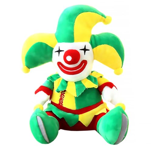 JOINPAYA 1 Stück Clownpuppe Zur Dekoration Clown-Puppe Desktop- Plüschspielzeug Plüsch-Clown Clown-schmuck Halloween -Dekorationen Halloween- Puppen Green Pp Baumwolle von JOINPAYA