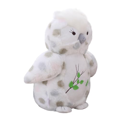 JOINPAYA 1 Stück Eule Animals Toys for Puppen Animal Toys plushdoll nachsprechende stofftiere kinderpuppen Plüschpuppe Plüschpuppe PP Baumwolle Weiß von JOINPAYA