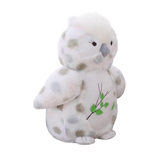JOINPAYA 1 Stück Eule Animals Toys for Puppen plushbit plushible snugible Plush plüschtiere doll pucktuch Plush Toy Plüschpuppe PP Baumwolle Weiß von JOINPAYA