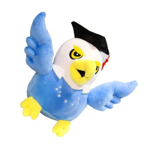 JOINPAYA 1 Stück Eule Puppe Abschluss-Plüschtier Kuscheltier kindergeschenke adventsgeschenke Toys plushbit spielzeuge Adler Puppe Abschlussgeschenk Puppe PP Baumwolle Blue von JOINPAYA