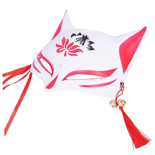 JOINPAYA 1 Stück Fuchs Maske Fuchsmaske Für Halloween Cosplay Halloween -kostüm Maskenkostüm Maskerademaske Halloween-maske Dekorativ Halloween-horrormaske Weiß Partyzubehör von JOINPAYA