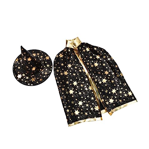 JOINPAYA Halloween Umhang Mit Kapuze Fünfzack Cape Für Cosplay Und Kostümparty Lustiger Zauberer Umhang Für Mit Hut Ideal Für Halloween Und Rollenspiele JOINPAYA Halloween Umhang Mit Kapuze Fünfzack Cape Für Cosplay Und Kostümparty Lustiger Zauberer Umhang Für Mit Hut Ideal Für Halloween Und Rollenspiele von JOINPAYA
