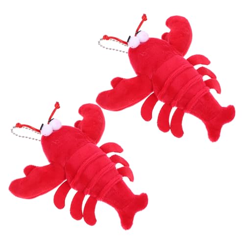 JOINPAYA 1 Stück Hummer-plüsch-Puppe Puppenaugen Hamster Spielzeuge Mini Kuscheltier Meerestiere Mit Flusskrebsen Gefülltes Plüschspielzeug Rot Pp Baumwolle von JOINPAYA
