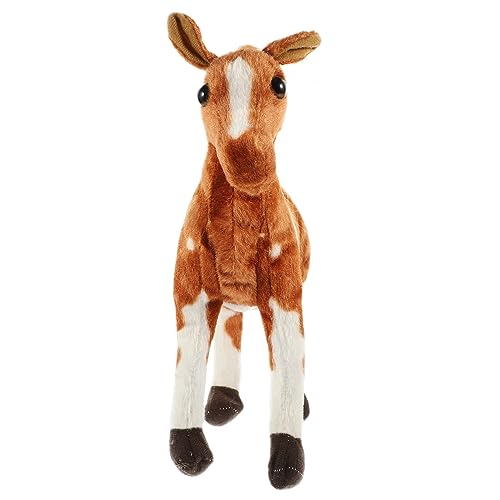 JOINPAYA 1 Stück Kleine Ponypuppe Kuscheliges Kuscheltier Kinderspielzeug Kuscheltiere Kleinkind-pferdespielzeug Pferde Kuscheltier Pferde Brown Plüsch von JOINPAYA