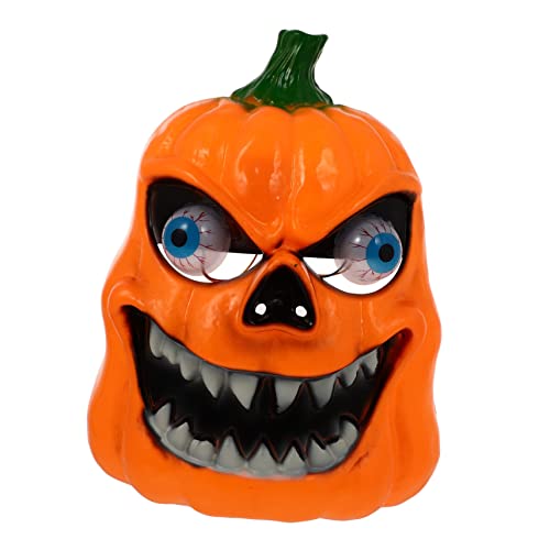 JOINPAYA 1 Stück Leuchtende Kürbismaske Halloween Maske Geistermaske Halloween Party Zubehör Maskenornament Einzigartige Maske Party Zubehör Performance Requisite von JOINPAYA