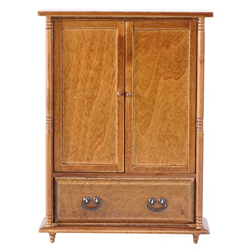 JOINPAYA 1stück Miniatur Retro Kleiderschrank Für Dollhouse Möbel Zubehör Hochwertiges Für Dekoration Und Rollenspiele Mini House Adornment Accessory JOINPAYA 1stück Miniatur Retro Kleiderschrank Für Dollhouse Möbel Zubehör Hochwertiges Für Dekoration Und Rollenspiele Mini House Adornment Accessory von JOINPAYA