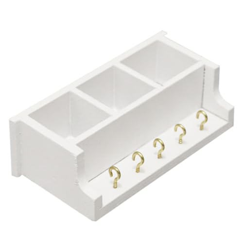 JOINPAYA 1 Stück Mini-Möbelmodell für kinderspielzeug Mini Ornament Miniature House Furniture Miniature Shelf Puppenhausmöbel Miniaturen Mini Regal Regalmodell hölzern Weiß JOINPAYA 1 Stück Mini-Möbelmodell für kinderspielzeug Mini Ornament Miniature House Furniture Miniature Shelf Puppenhausmöbel Miniaturen Mini Regal Regalmodell hölzern Weiß von JOINPAYA