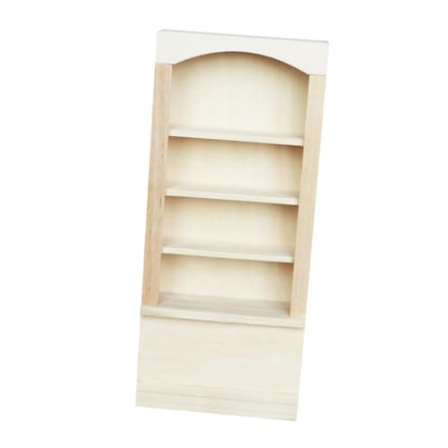 JOINPAYA 1 Stück Mini-bücherregal Kleines Bücherregal Winzige Hausmöbel Miniatur -bücherregal Miniatur Bücherregal Puppenhaus-möbelschrank Kindermöbel Mini Möbel Yellow Hölzern von JOINPAYA