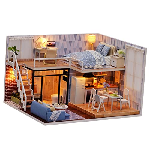 JOINPAYA 1 Stück Miniatur DIY Wohnung winzig bastelset basteln für bastelsets für zabawki stymulujące rozwój Mini-Wohnung Kabinenmodell von JOINPAYA