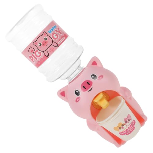 JOINPAYA 1 Stück Mit Wasserspender Lernspielzeug Für Mini-wasserspender Für Klein Mini Süß Wasserspender Für Hallo Karikatur Trinken Wasser Rosa Plastik von JOINPAYA