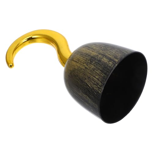 JOINPAYA 1 Stück Piratenhaken Cosplay Requisiten: Kunststoff Goldener Piratenhaken Captain Hakenhand Cosplay Kostümzubehör Dress-Up Hand Haken Hülse für Halloween JOINPAYA 1 Stück Piratenhaken Cosplay Requisiten: Kunststoff Goldener Piratenhaken Captain Hakenhand Cosplay Kostümzubehör Dress-Up Hand Haken Hülse für Halloween von JOINPAYA