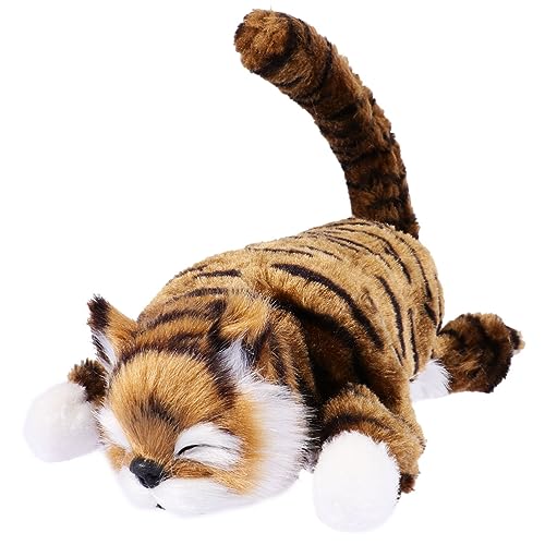 JOINPAYA 1 Stück Plüschspielzeug kinderzimmerdeko Room Decoration spielsachen für stoffkatze spielzeuge Plush cat Plüschverzierung Katzenpuppe Plüschpuppe Dark Brown von JOINPAYA