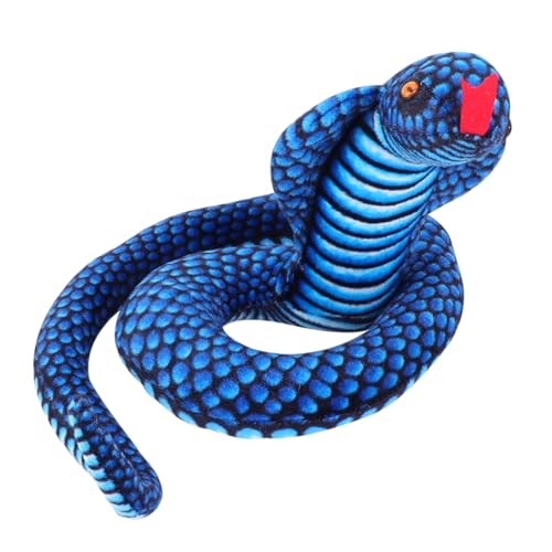 JOINPAYA 1 Stück -Puppe Halloween kinderspielzeug hühner Toys for Gruseliges Plüschschlange falsche Schlange Halloween-Schlange PP Baumwolle Blue JOINPAYA 1 Stück -Puppe Halloween kinderspielzeug hühner Toys for Gruseliges Plüschschlange falsche Schlange Halloween-Schlange PP Baumwolle Blue von JOINPAYA