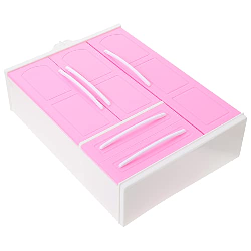 JOINPAYA Mini-kleiderschrank Für Puppen Spielzeug Puppenhaus-zubehör Für Jungen Und Mädchen Sicheres Design Ohne Ecken Leicht Zu Öffnen von JOINPAYA