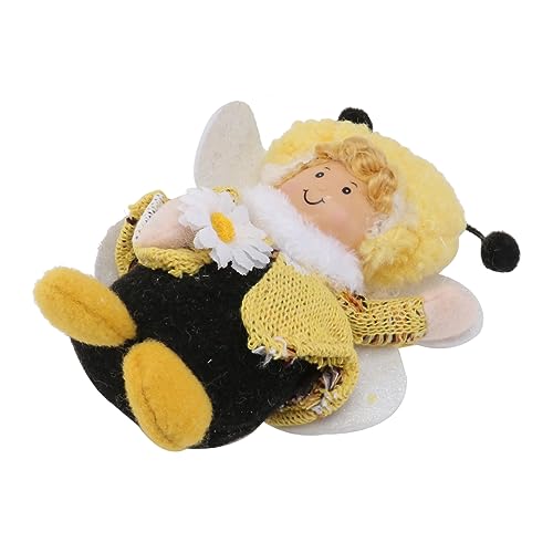 JOINPAYA 1 Stück Puppe für kinderspielzeug Geburtstagsgeschenk Toys for Animal Toys bienenförmiges Biene Stofftier gestricktes Stofftier gefülltes von JOINPAYA