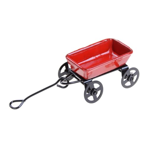 JOINPAYA 1 Stück Puppenhaus Mini-Szene-Requisite Mini-hauswagen Trolley-Modell Für Mini- Mini-Modell- Mini-Trolley-Modell Trolley-Modell Zubehör Eisen von JOINPAYA