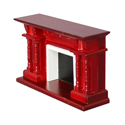 JOINPAYA 1 Stück Puppenhausdekoration Miniaturmöbel Modellmöbel Wandkamin für den ganzen Tag Puppenhaus-Miniatur-Kamin Kamine für Puppenhäuser kleine Puppenstubenmöbel Harz rot JOINPAYA 1 Stück Puppenhausdekoration Miniaturmöbel Modellmöbel Wandkamin für den ganzen Tag Puppenhaus-Miniatur-Kamin Kamine für Puppenhäuser kleine Puppenstubenmöbel Harz rot von JOINPAYA