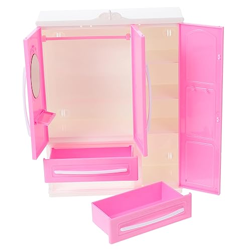 JOINPAYA 1 Stück Puppenkleiderschrank Mini Schrank Puppenschrank Dekoration Kinderspielzeug Puppenmöbel Möbel Schrank Mini-hausmöbelzubehör Puppenspielzeug Garderobenschmuck Abs Rosa JOINPAYA 1 Stück Puppenkleiderschrank Mini Schrank Puppenschrank Dekoration Kinderspielzeug Puppenmöbel Möbel Schrank Mini-hausmöbelzubehör Puppenspielzeug Garderobenschmuck Abs Rosa von JOINPAYA