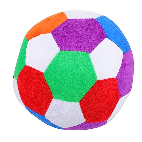 JOINPAYA 1 Stück Simulation Fußball Kuscheltier Stofftier Gefülltes Fußballspielzeug Gefülltes Fußballmodell Fußballform Kissen Gefülltes Fußballspielzeug Fußballmodell Buntes Plüsch von JOINPAYA