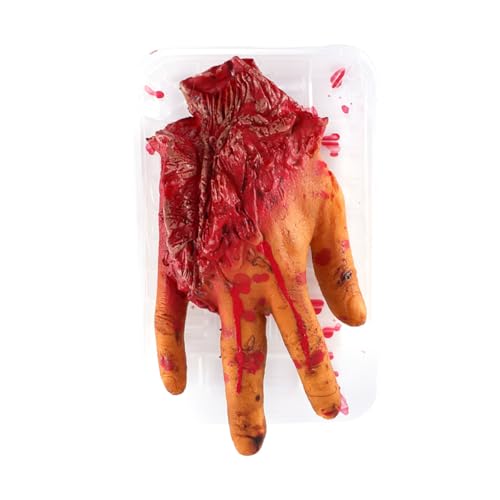 JOINPAYA 1 Stück Simulation Menschlicher Organe, Halloween-dekorationsrequisiten, Gruseliger Partyschmuck, Spukhaus-partyzubehör (abgetrennter Finger) von JOINPAYA