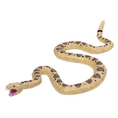 JOINPAYA 1 Stück Simulierte Schlange: Realistische Schlangen-Requisiten Aus Kunststoff Realistische Reptilien-Tierfigur Knifflige Requisiten Für Den Halloween-Narrentag von JOINPAYA