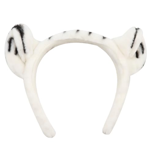 JOINPAYA 1 Stück Stirnband Kreative Kopfbedeckung Attraktiver Haarreif Cosplay-haarreifen Haare Für Exquisite Kopfbedeckung Kopfbedeckung Haarstütze Für Den Laden Weiß Plüsch von JOINPAYA