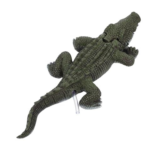 JOINPAYA 1 Stück Wildlife-Modell Bildungsspielzeug Kognitives für die frühe Bildung tierisches Krokodil-Dekoration Krokodil-Verzierung Krokodil-Modell Harz Grün von JOINPAYA