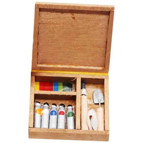 JOINPAYA 1 Stück Zubehör Für Puppenhäuser Holzzubehör Mini-Dekoration Mini-Modell Aus Holz Mini-tischdekoration Miniaturspielzeug Brown Hölzern von JOINPAYA