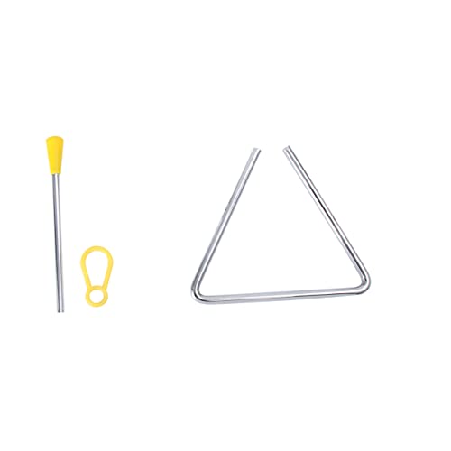 JOINPAYA 1 Stück des Musikdreiecks pädagogisches Educational Plaything Children's Percussion Instrument Musik Schlaginstrument dreieck Musik dreieck Musical Silver JOINPAYA 1 Stück des Musikdreiecks pädagogisches Educational Plaything Children's Percussion Instrument Musik Schlaginstrument dreieck Musik dreieck Musical Silver von JOINPAYA