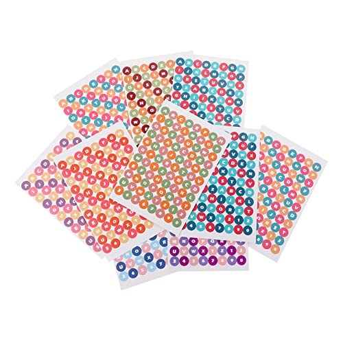 JOINPAYA 10 Blätter Candy Color Alphabet Anti Hochzeitsdekor Scrapbooking Hochzeit Scrapbook Dekoration Hand Aufkleber Scrapbook Aufkleber Briefpapier Aufkleber Handbuch von JOINPAYA