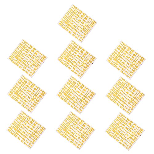 JOINPAYA Alphabet-Zahlen-aufkleberpaket Mit Selbstklebenden Vinyl-aufklebern Für Anwendungen von JOINPAYA