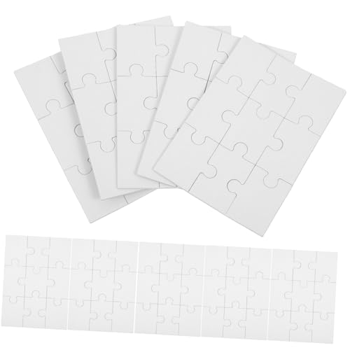JOINPAYA 10 Blatt Leere Puzzles DIY-rätsel Zeichne Leere Rätsel Puzzle-rohlinge Zeichnen Fertige Leere Rätsel An DIY-rohlinge-Produkte Zeichnen Von Puzzle-Handwerk 3D-rätsel Beige Hölzern von JOINPAYA