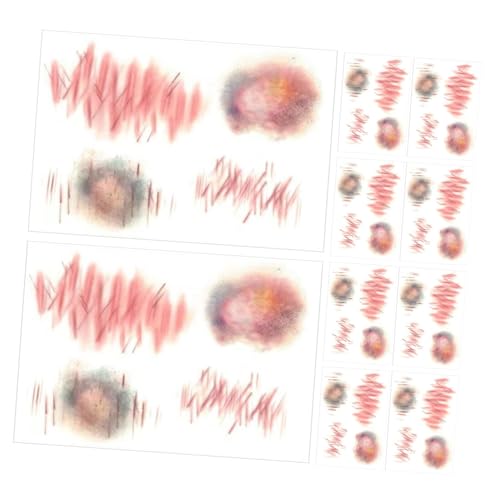 JOINPAYA 10 Blatt Narbenstreich Aufkleber Für Narbentattoos Narbenaufkleber Halloween Gefälschte Narben Blaue Narben -Tattoo -Aufkleber Tattoo Narbe Falsche Wunde Streichspielzeug PVC JOINPAYA 10 Blatt Narbenstreich Aufkleber Für Narbentattoos Narbenaufkleber Halloween Gefälschte Narben Blaue Narben -Tattoo -Aufkleber Tattoo Narbe Falsche Wunde Streichspielzeug PVC von JOINPAYA