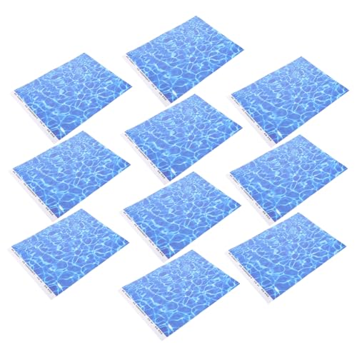 JOINPAYA 10 Blatt Papier Mit Wassermuster Meerestapete Bastelpapier Schwimmbadhintergrund Poster Papier Plastik Blue JOINPAYA 10 Blatt Papier Mit Wassermuster Meerestapete Bastelpapier Schwimmbadhintergrund Poster Papier Plastik Blue von JOINPAYA