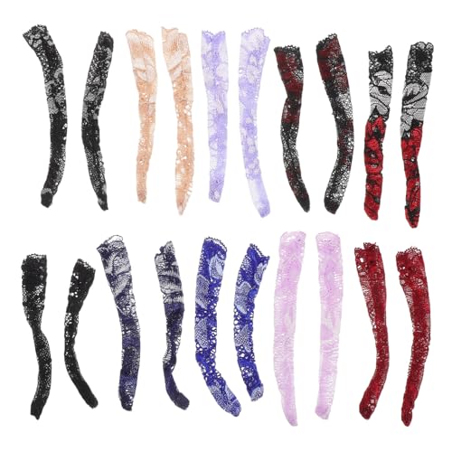 JOINPAYA 10 Paar Lange Strümpfe Für 27,9 cm Große Amerikanische Puppen Mit Spitzenbesatz, Puppensocken, Weich Und Bequem Zum Anziehen Und Rollenspielen Von Puppen JOINPAYA 10 Paar Lange Strümpfe Für 27,9 cm Große Amerikanische Puppen Mit Spitzenbesatz, Puppensocken, Weich Und Bequem Zum Anziehen Und Rollenspielen Von Puppen von JOINPAYA
