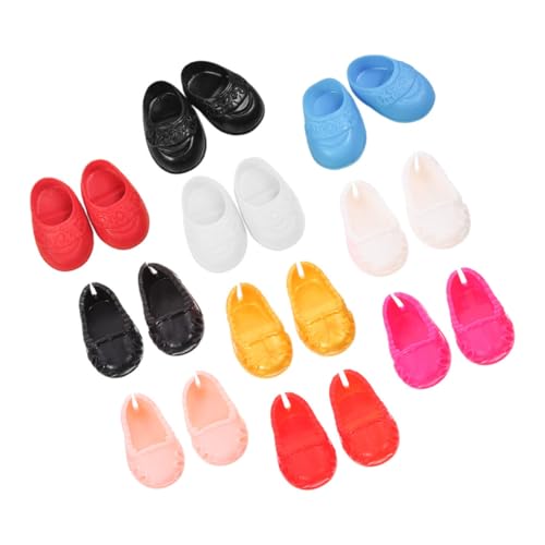 JOINPAYA 10 Paare Schuhe Miniatur Ersatz Puppe Für Mädchen Winzig Zubehör Mikro-landschafts-Requisiten Kleiner Schuhschmuck Mini-szenen-Requisiten Kleine Hausrequisiten Plastik JOINPAYA 10 Paare Schuhe Miniatur Ersatz Puppe Für Mädchen Winzig Zubehör Mikro-landschafts-Requisiten Kleiner Schuhschmuck Mini-szenen-Requisiten Kleine Hausrequisiten Plastik von JOINPAYA
