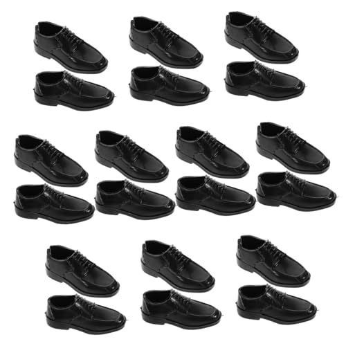 JOINPAYA 10paare Miniaturschuhe Für Puppen Kunststoff-Sneaker Im Maßstab Vielseitig Für Puppenhaus-Dekorationen Und Action-Figuren Zubehör Anpassbar Und Benutzerfreundlich von JOINPAYA