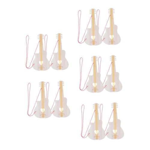 JOINPAYA 10 Stck. Teiliges Holz Gitarren DIY Handbemaltes Holzspielzeug Robust Leicht zum Bemalen und Dekorieren für Jungen Mädchen Musikinstrumente Kleinkinder JOINPAYA 10 Stck. Teiliges Holz Gitarren DIY Handbemaltes Holzspielzeug Robust Leicht zum Bemalen und Dekorieren für Jungen Mädchen Musikinstrumente Kleinkinder von JOINPAYA