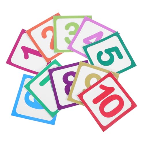 JOINPAYA 10stücke Selbstklebende Anti-rutsch -spielaufkleber Für Kinderzimmer Kreative Bodensticker Mit Zahlen Für Sichere Spielbereiche Und Interaktive Lernumgebungen von JOINPAYA