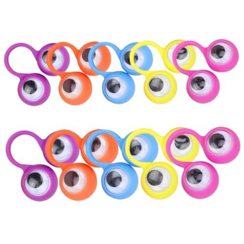 JOINPAYA 10 Stück Augen Fingerpuppen Kreative Spielzeuge für Interaktive Fingerpuppen mit Augen für Partys und Lernzentren Farben Zufällig Fördert Kreativität und Logisches JOINPAYA 10 Stück Augen Fingerpuppen Kreative Spielzeuge für Interaktive Fingerpuppen mit Augen für Partys und Lernzentren Farben Zufällig Fördert Kreativität und Logisches von JOINPAYA