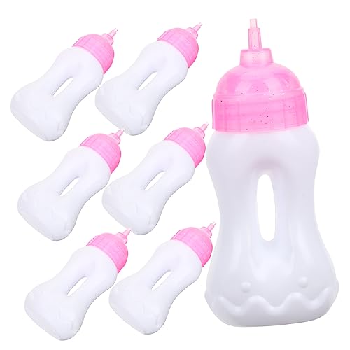 JOINPAYA 10 Stück Babyflaschen Duschflaschen Für Süßigkeiten Miniatur Milchflaschen Spiel Babyflaschen Miniatur Lebensmittel Trinkflasche Babypuppen Milchflaschen Lebensechte von JOINPAYA