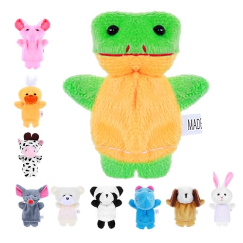 JOINPAYA 10 Stück Beruhigende Handpuppe Die Marionetten Puppen Tiere Fingerpuppen Fingerspielzeug Für Kleinkinder Handfingerpuppe Fingerspielzeug Figuren Fingerspielzeug JOINPAYA 10 Stück Beruhigende Handpuppe Die Marionetten Puppen Tiere Fingerpuppen Fingerspielzeug Für Kleinkinder Handfingerpuppe Fingerspielzeug Figuren Fingerspielzeug von JOINPAYA